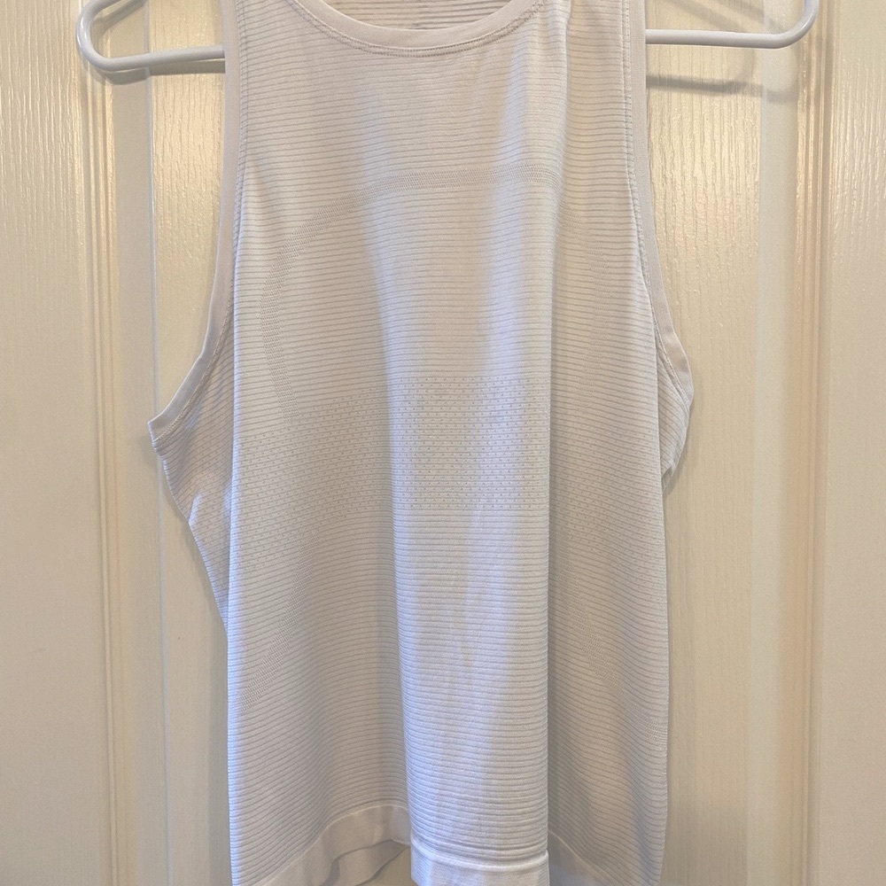 Lululemon Athletica White Sleeveless Women's Top
